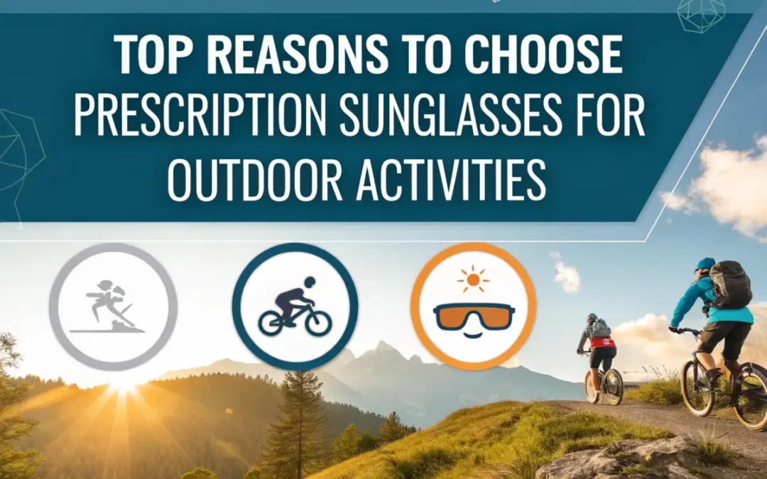 Prescription in Sunglasses featuring stylish frames, offering both vision correction and UV protection for those who need clarity and safety outdoors.