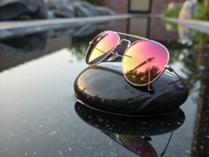 gradient mirror sunglasses