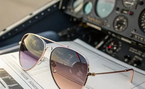Gradient Lens Aviators: A Stylish Flight Through Light