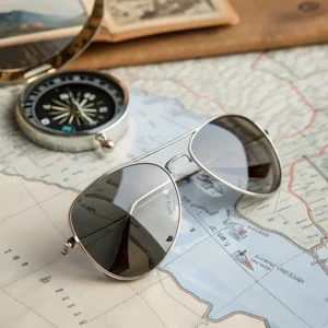 mirrored aviator sunglasses