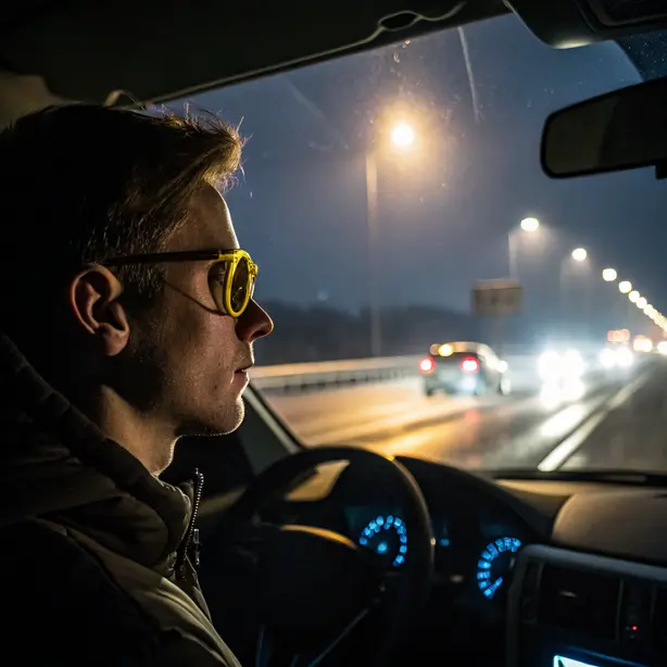driving night vision sunglasses context