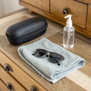 how to store and maintain sunglasses