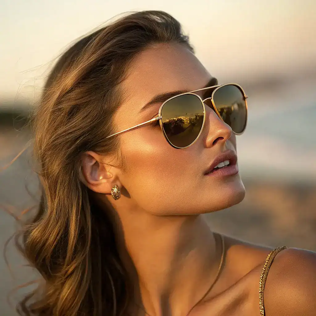 aviator sunglasses face shape context